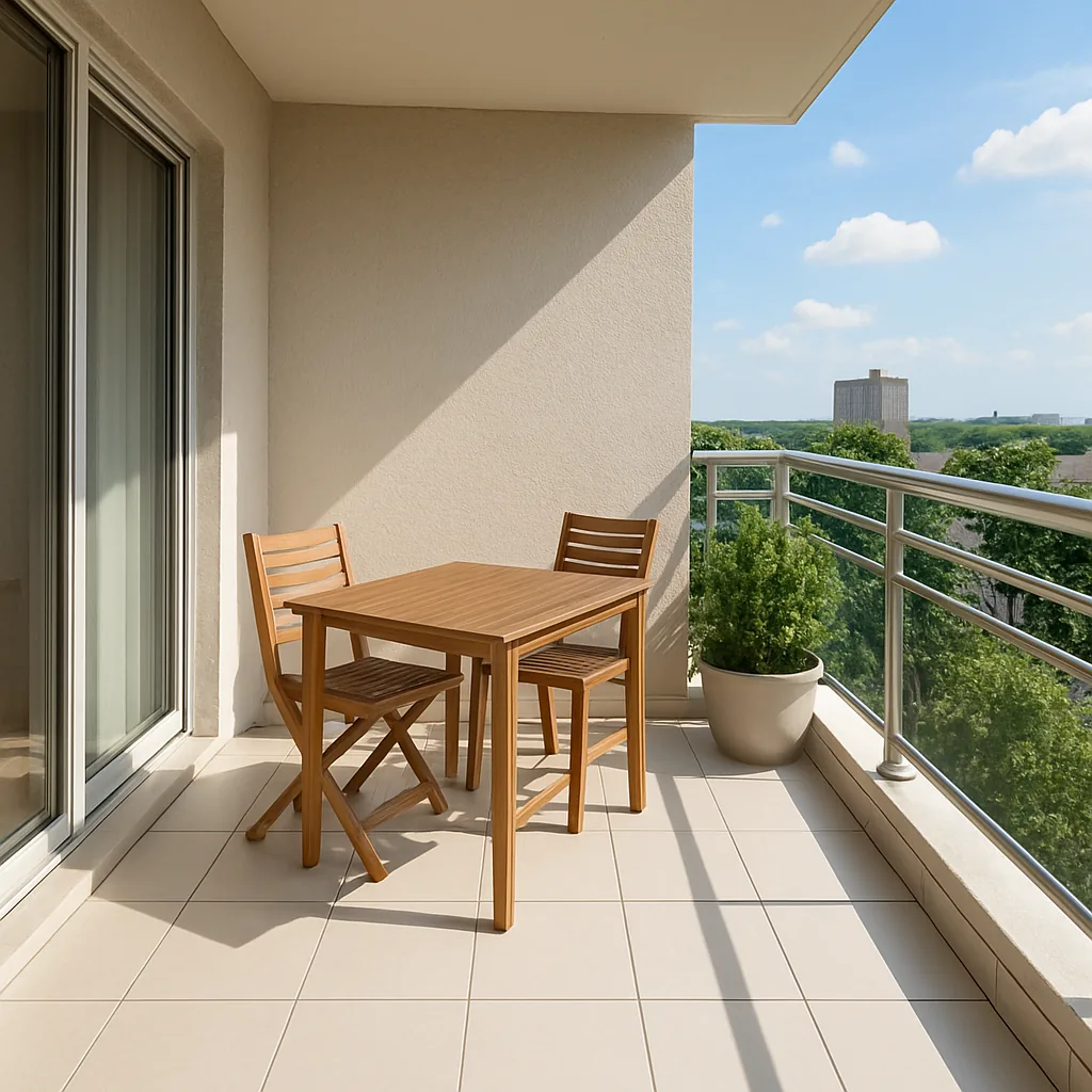 Après — Balcon d'appartement en copropriété